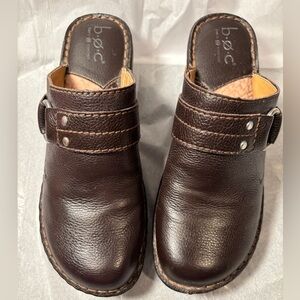 BOC Leather Clogs